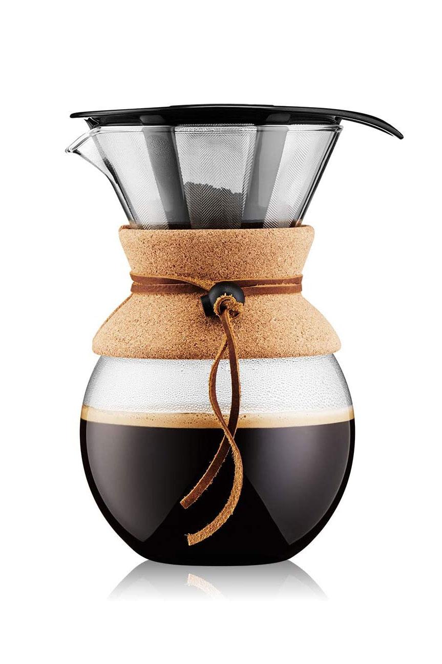 An image of a Bodum drip-style coffee maker.