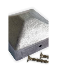 Metal Fence Post Caps and Screws