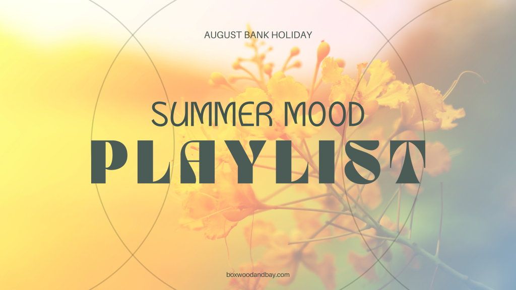 Hero image relating to summer playlist post by Boxwood and Bay