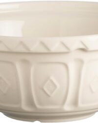 Image of a traditional Mason & Cash classic mixing bowl in cream.